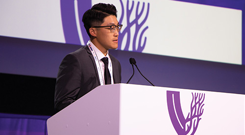 Man presenting at VAM